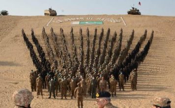 COAS General Bajwa Witnesses Jidar Ul Hadeed Tactical Exercise In Thar Desert