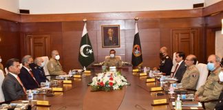 Joint Chiefs of Staff Committee meeting held in Rawalpindi
