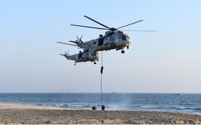Maritime Counter Terrorism Drills As Part of AMAN-21 Exercise