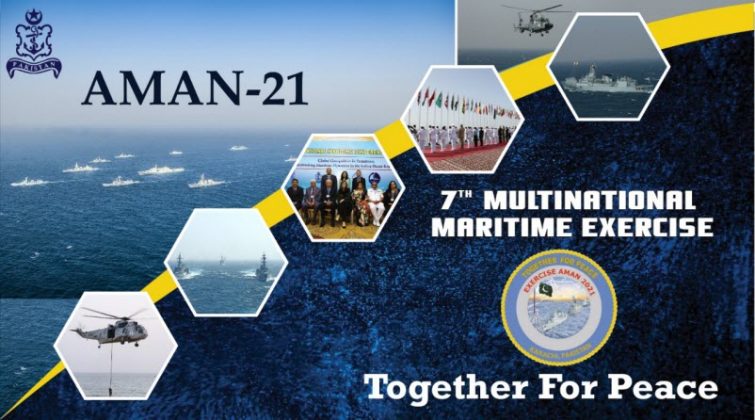 PAKISTAN NAVY All Set To Host Historic AMAN-2021 Naval Exercise With The Participation Of 45 Countries In a Decade