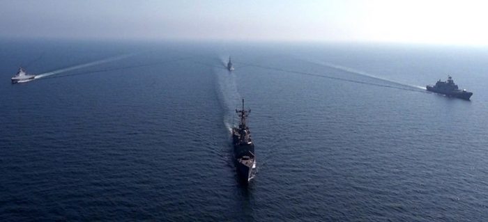 PAKISTAN NAVY Joint Drills ARABIAN MONSOON 2021 and LION STAR-II With Russian And Sri Lankan Navies in North Arabian Sea