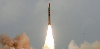 PAKISTAN Successfully Test-Fires Nuclear Capable Surface To Surface Ghaznavi Ballistic Missile