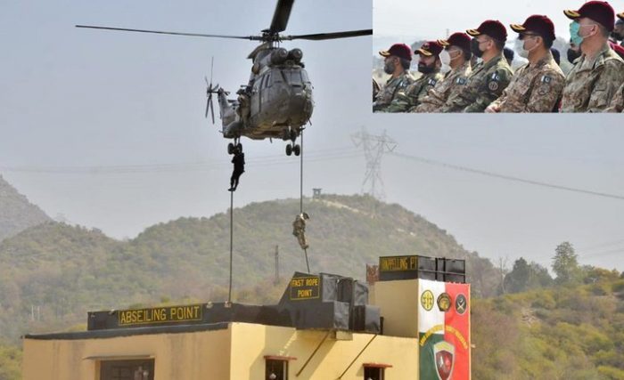 PAKISTAN and TURKEY Commandos During Hostage Rescue and Built-up Area Clearance with Combat Aviation Support Drills