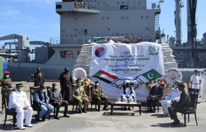 PNS NASR Ship sailed to Sudan As part of Overseas Deployment To Africa