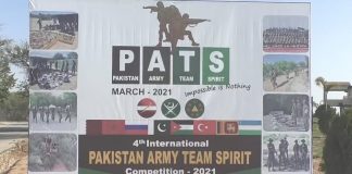 4th PAKISTAN ARMY Team Spirit Competition (PATS) - 2021