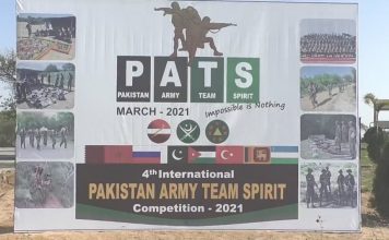 4th PAKISTAN ARMY Team Spirit Competition (PATS) - 2021