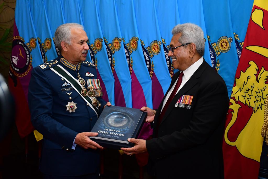 Air Chief also attended launching ceremony of a book titled Iron Wings of Glory