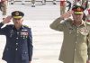 CAS Air Chief Marshal Mujahid Anwar Khan Pays Farewell Call On COAS General Qamar Javed Bajwa At GHQ Rawalpindi