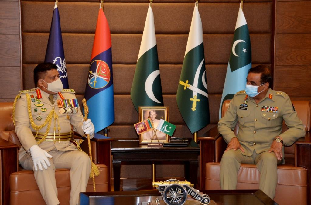 CDS And Commander Of Sri Lankan Army Held One One One Important Meeting With CJCSC General Nadeem Raza At Joint Staff Headquarter Rawalpindi