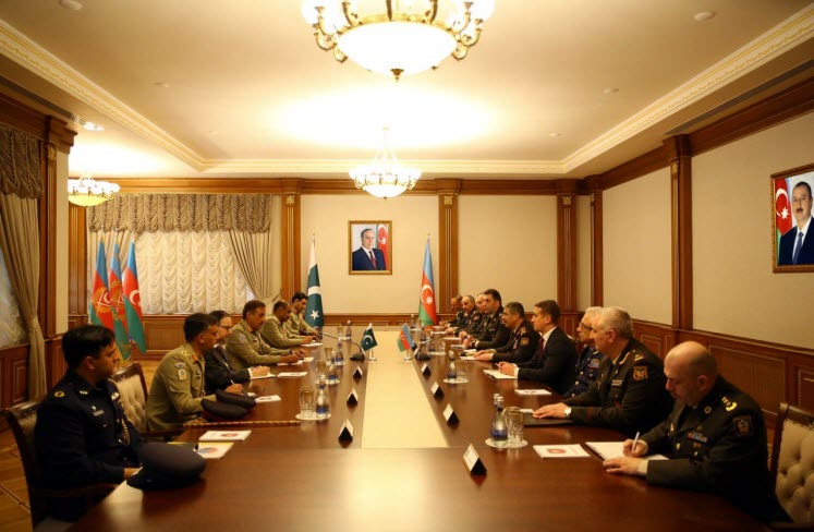 CJCSC General Nadeem Raza held important meetings with AZERBAIJANI Government and Military officials