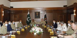 Commander UK Strategic Command Held One On One Important Meeting With CJCSC General Nadeem Raza At Joint Staff HQ Rawalpindi