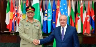 Foreign Minister Of Uzbekistan H.E Mr. Abdulaziz Kamilov Held One on One Important Meeting With COAS General Bajwa At GHQ Rawalpindi