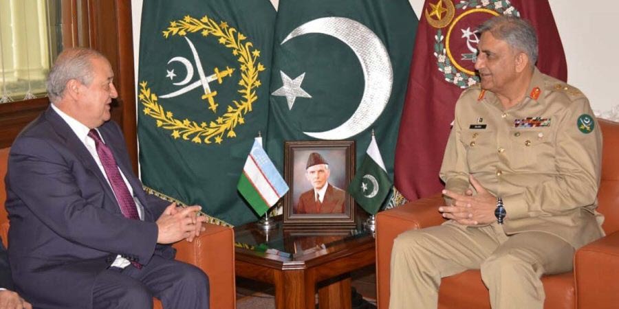 Foreign Minister Of Uzbekistan H.E Mr. Abdulaziz Kamilov and COAS General Qamar Javed Bajwa