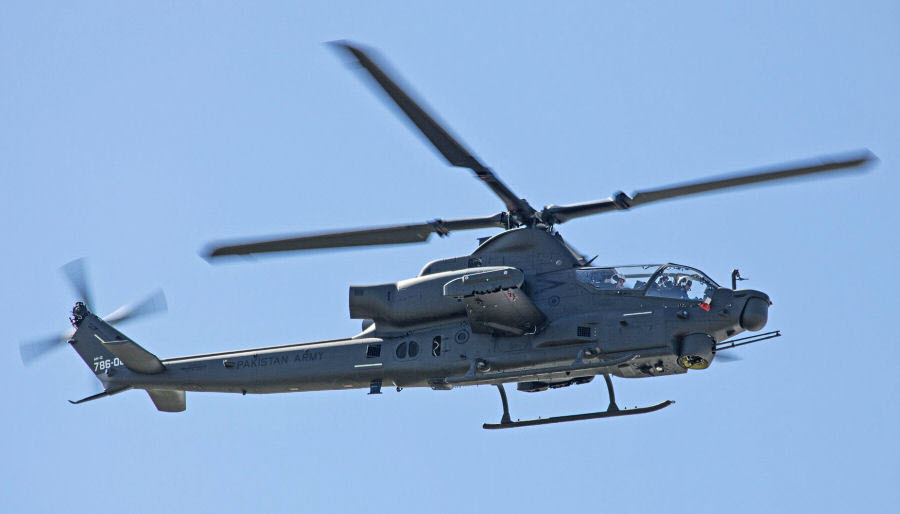 PAKISTAN ARMY AH-1Z Viper Helicopter during trials in USA