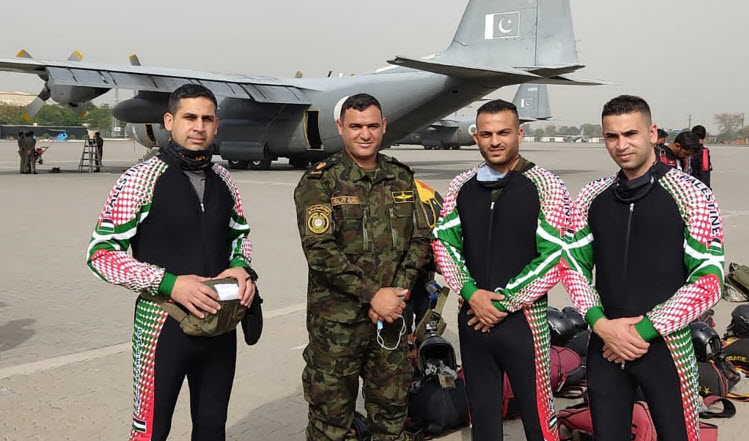 Paratroopers of Palestinian Air Force Arrives In Pakistan To Participate in PAF ACES MEET 2021 Exercise