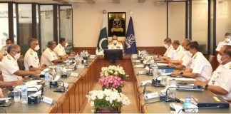 CNS Admiral Amjad Khan Niazi Chairs Most Important Command & Staff Conference At NAVAL HQ Islamabad