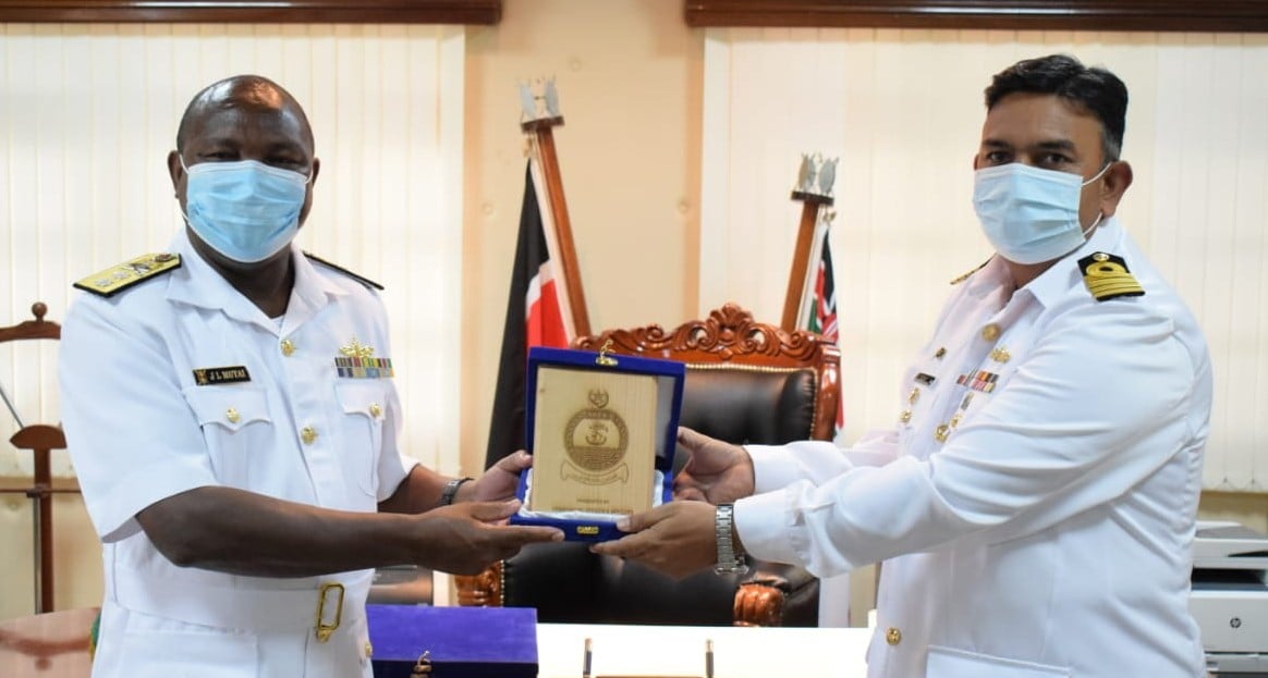 Mission Commander of PNS NAVY Ship held important meeting Commander Kenyan Navy