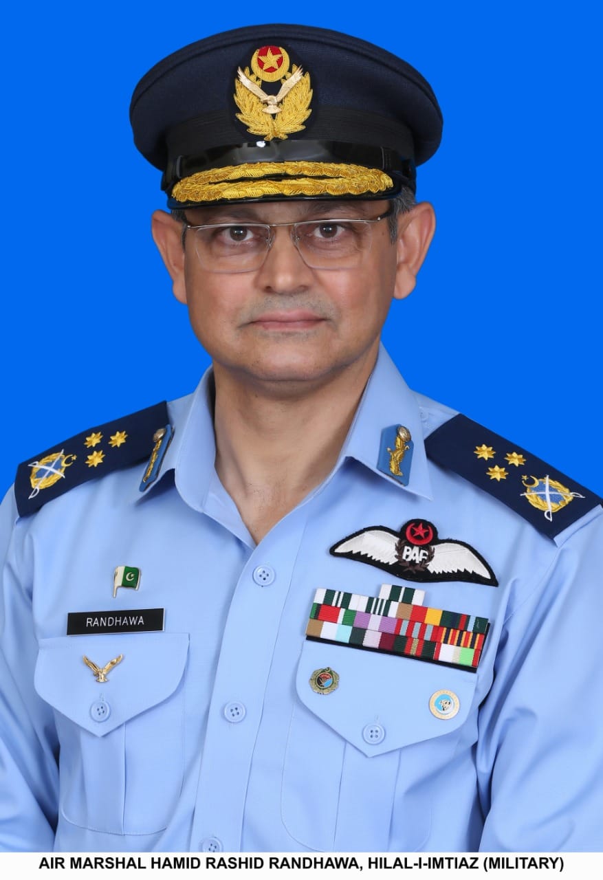 PAKISTAN AIR FORCE Promotes Air Vice Marshal Hamid Rashid Randhawa To The Rank Of Air Marshal