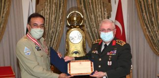 PAKISTAN Iron Brother TURKEY Awards Its Highest Military Award 'Legion Of Merit' To CJCSC General Nadeem Raza