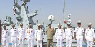 PAKISTAN NAVY Ship PNS AZMAT Visits Port Bandar Abbas In Iran During Overseas Deployment To Gulf Of Oman And Persian Gulf