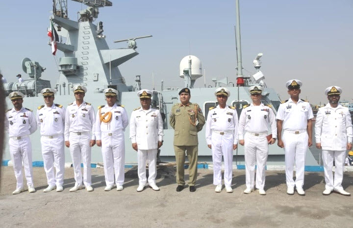 PAKISTAN NAVY Ship PNS AZMAT Visits Port Bandar Abbas In Iran During Overseas Deployment To Gulf Of Oman And Persian Gulf