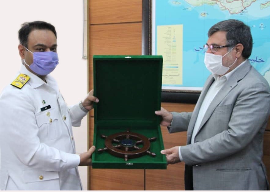 PAKISTAN NAVY Ship PNS AZMAT visits Iranian Port of Bandar Abbas as Part of OSD to Persian Gulf and Gulf of Oman