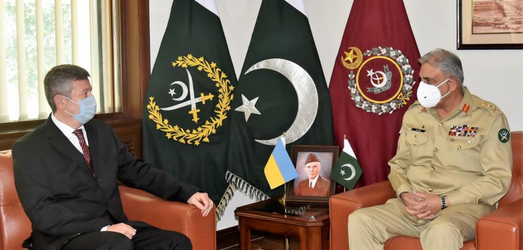 Ukrainian Ambassador To PAKISTAN Held One On One Important Meeting With COAS General Qamar Javed Bajwa