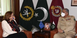 Ambassador Of European Union Held One On One Important Meeting With COAS General Qamar Javed Bajwa At GHQ Rawalpindi