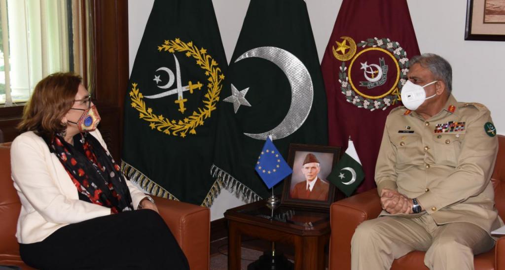 Ambassador Of European Union Held One On One Important Meeting With COAS General Qamar Javed Bajwa At GHQ Rawalpindi