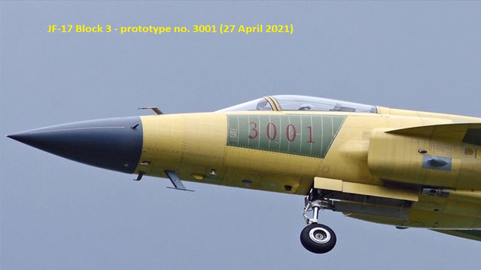 JF-17 Thunder Block 3 Second Prototype with Number 3001 spotted Somewhere in Sacred Country PAKISTAN