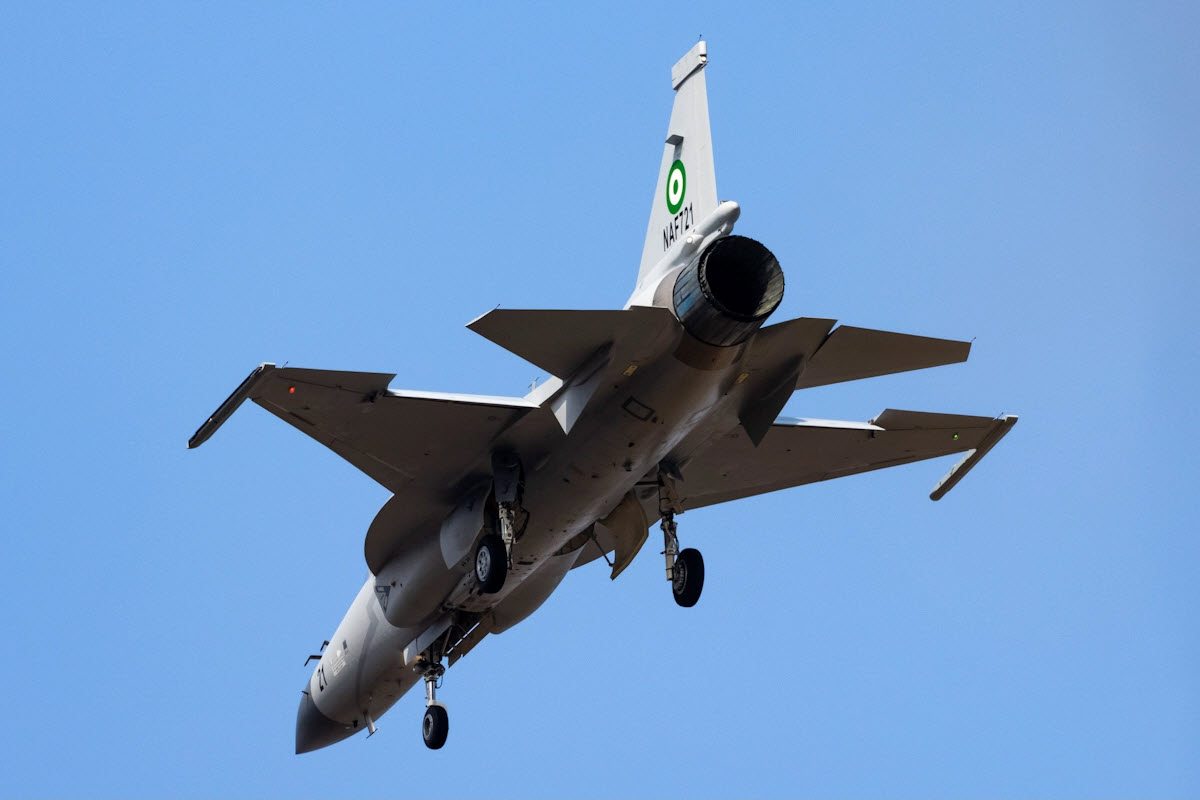 JF-17 Thunder Flying in Nigerian Skies
