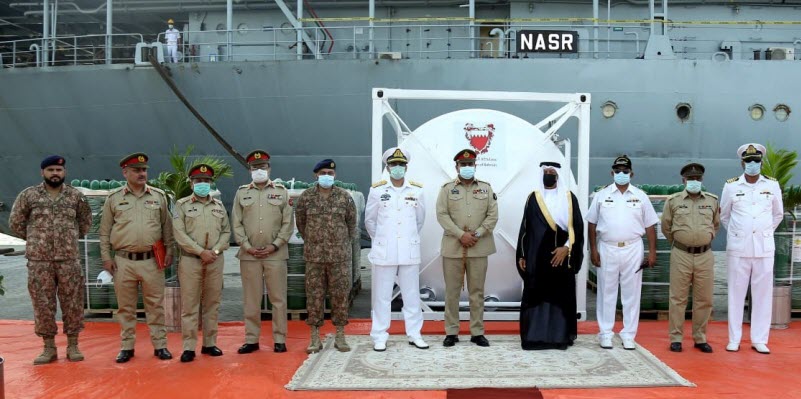 PAKISTAN NAVY Warship PNS NASR Returns Karachi Carrying Gift Of Critical Healthcare Equipment From Kingdom Of Bahrain
