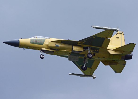 Second Prototype Of JF-17 Thunder Block-3 Fighter Aircraft Bearing Number 3001 Appears With Lethal PL-10E Short Range Air To Air Missiles (AAMs)