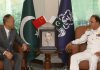 Ambassador of PAKISTAN IRON BROTHER COUNTRY CHINA H.E Mr. Nong Rong Calls On CNS Admiral Ajmal Khan Niazi At NAVAL HQ Islamabad