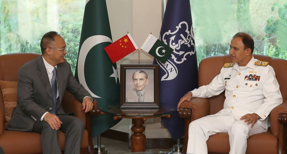 Ambassador of PAKISTAN IRON BROTHER COUNTRY CHINA H.E Mr. Nong Rong Calls On CNS Admiral Ajmal Khan Niazi At NAVAL HQ Islamabad