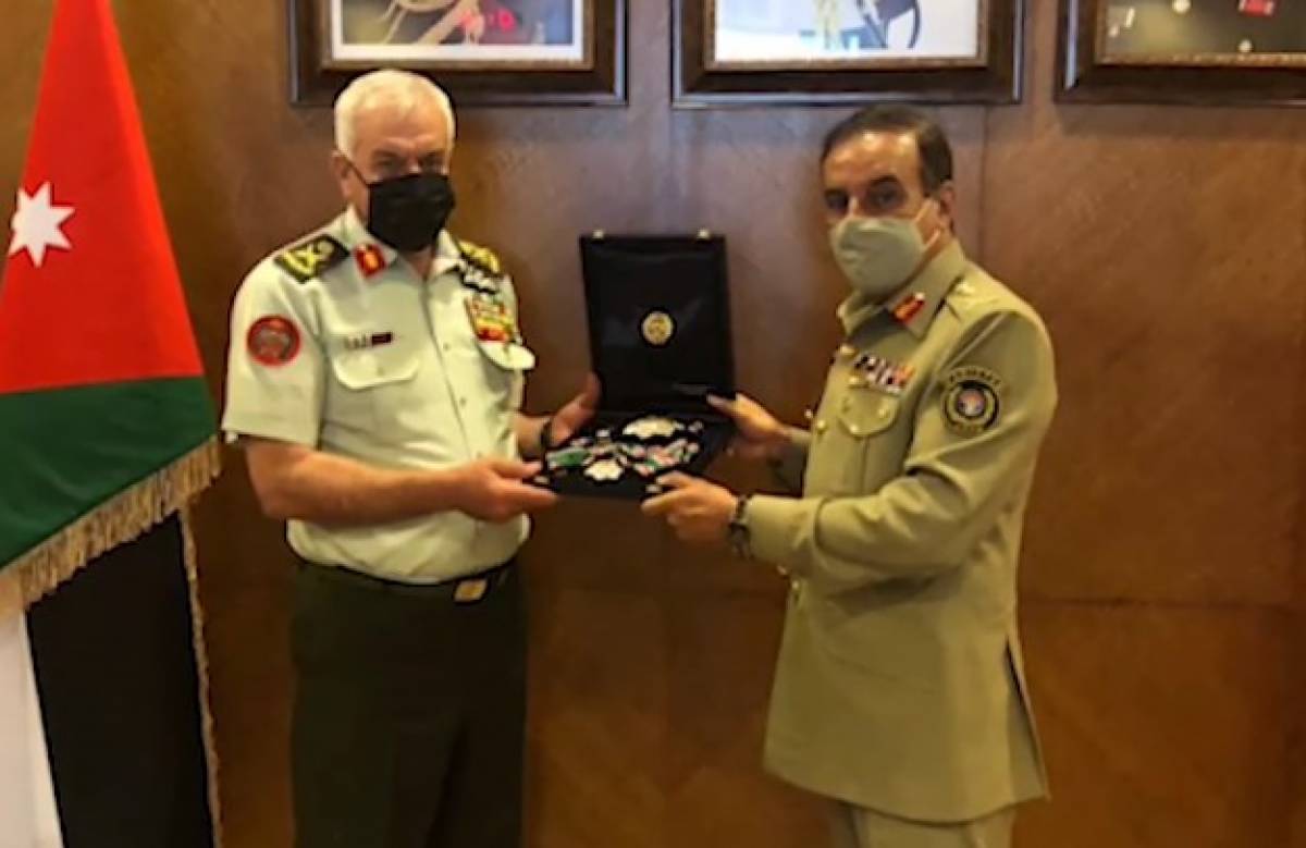 CJCSC General Nadeem Raza Receives Jordan Highest Military Award ‘Order of Military Merit of the First Grade’ During Official Visit to Jordan