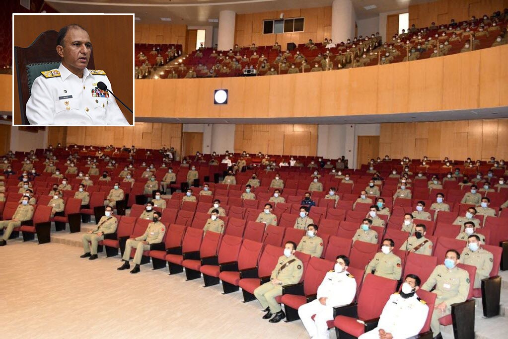 CNS Admiral Amjad Khan Niazi said No force can succeed single-handedly in today's warfareCNS Admiral Amjad Khan Niazi said No force can succeed single-handedly in today's warfare