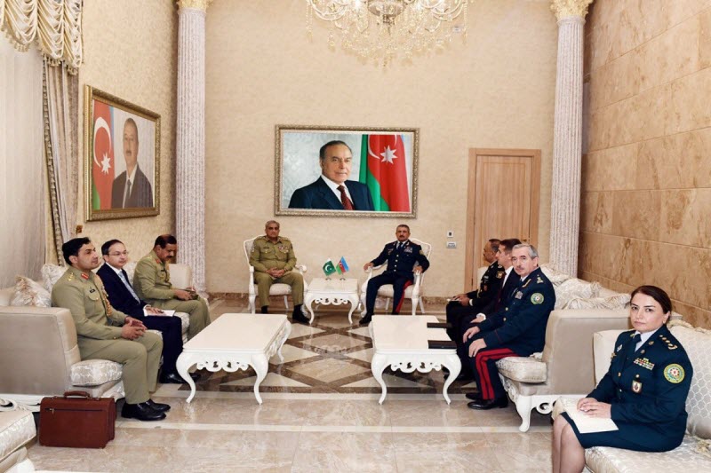 COAS General Qamar Javed Bajwa Held One On One Important Meetings With Top AZERBAIJAN Security And Defense Officials In Baku
