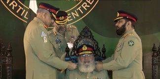 COAS General Qamar Javed Bajwa Installs Lieutenant General Muhammad Abdul Aziz As Colonel Commandant Of Artillery Corps