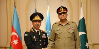 COAS said PAKISTAN keen to enhance military cooperation with Iron Brother Country AZERBAIJAN