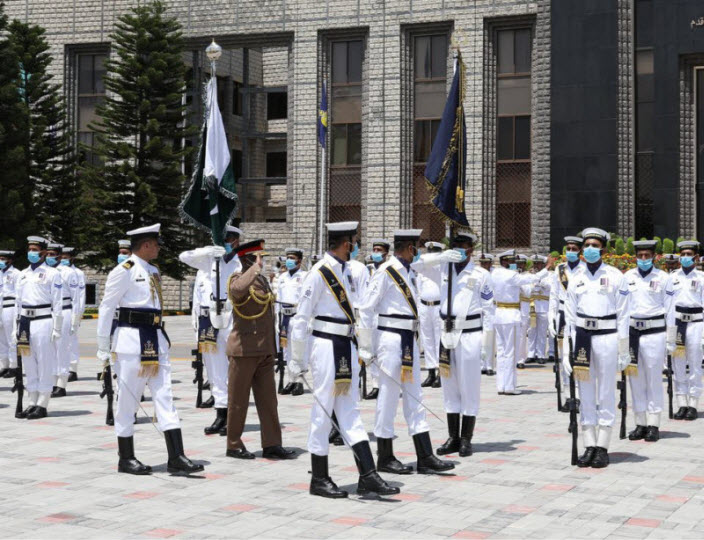 Kenyan CDF General Robert Kariuki Kibochi Held One On One Important Meeting With CNS Admiral Amjad Khan Niazi At NAVAL HQ Islamabad
