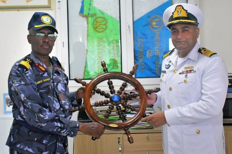 PAKISTAN NAVY Warship PNS SAIF visits Djibouti on RMSP