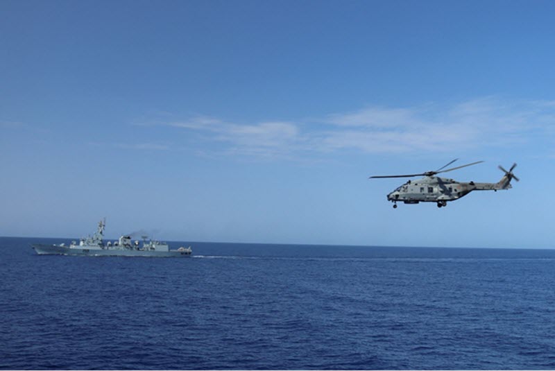 PAKISTAN and Italian Navy Conducts Passage Exercise in Gulf of Aden
