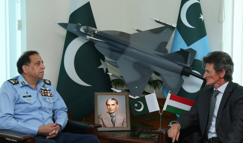 Ambassador Of Hungary Held One On One Important Meeting With CAS Air Chief Marshal Zaheer Ahmed Babar At AIR HQ Islamabad