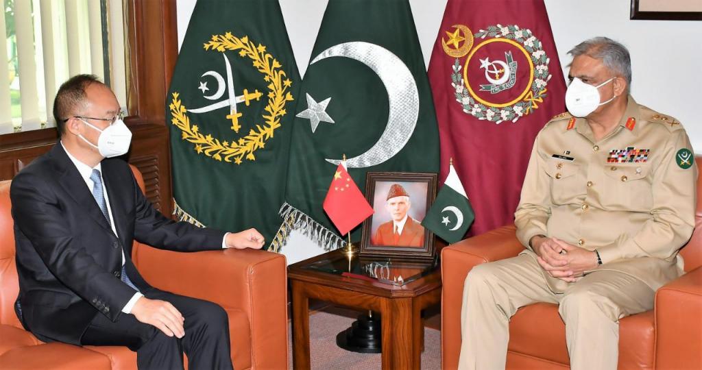 CHINESE Ambassador To PAKISTAN And COAS General Qamar Javed Bajwa Discusses CPEC At GHQ Rawalpindi