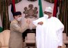 CJCSC General Nadeem Raza Held One On One Important Meeting With President Of Nigeria H.E Muhammadu Buhari In Nigeria