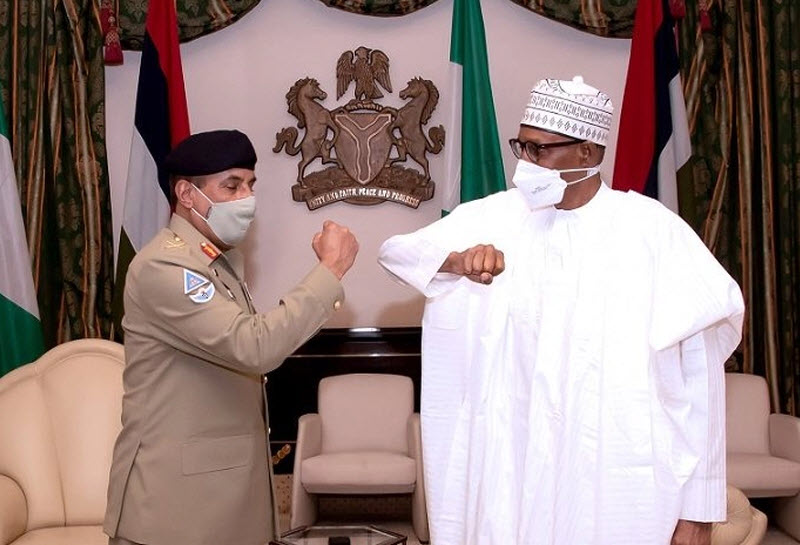 CJCSC General Nadeem Raza Held One On One Important Meeting With President Of Nigeria H.E Muhammadu Buhari In Nigeria