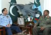 Chief of South African National Defense Held One On One Important Meeting With CAS Air Chief Marshal Zaheer Ahmed Babar At AIR HQ Islamabad