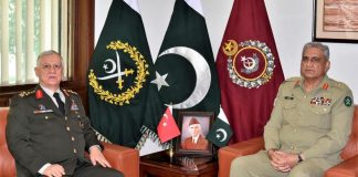 Commander TURKISH LAND FORCES H.E General Umit Dundar Held Important Meeting With COAS General Qamar Javed Bajwa At GHQ Rawalpindi