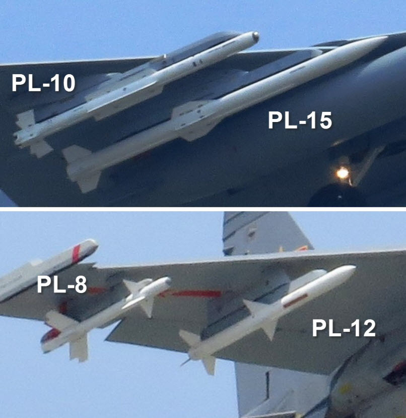 J-10C Fighter Aircraft with PL-15 and PL-10 Missiles